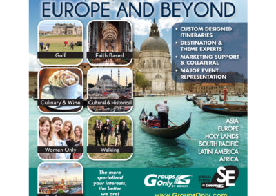 Goway Ad - Leisure Group Travel Europe and Beyond