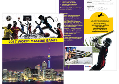 Goway Flyer - World Masters Games 2017