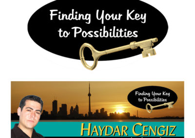 Haydar Cengiz - Finding Your Key to Possibilities Tagline and Logo