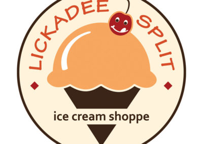 Lickadee Split Logo